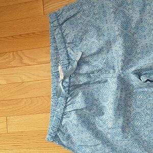 NWOT JOE FRESH Womenswear Capri Length Ribbon Tie Sleep Pants